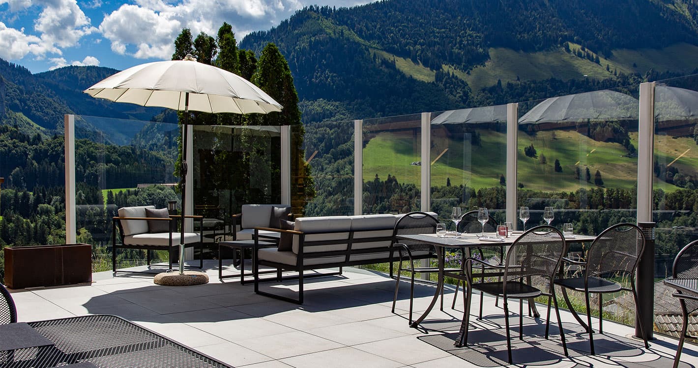 Vue depuis la terrasse